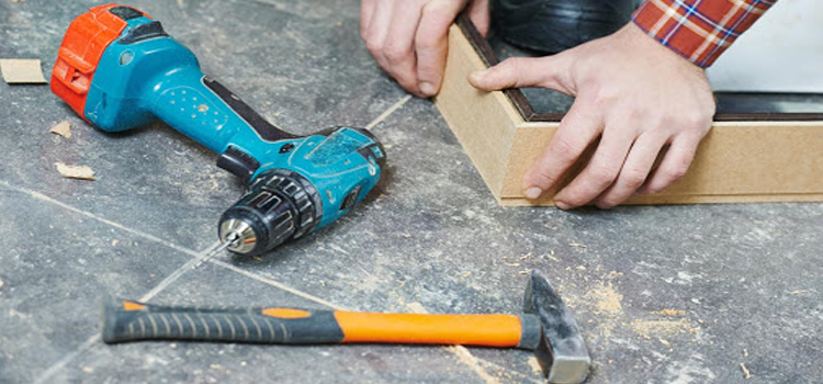 broken door frame repair Oak Forest